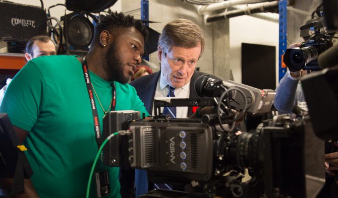 Toronto Mayor at Toronto Film School